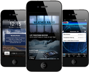 New iMap®Weather Radio App for iPhone, iPad and iPod Touch Unveiled at CTIA