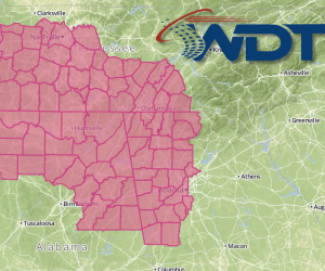 Severe Thunderstorm Watch for Portions of Alabama, Georgia, and Tennessee
