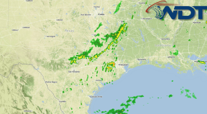 Storms Across Eastern and Central Texas