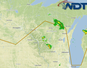 Storms Developing Over Portions of Illinois and Wisconsin