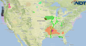 Current NWS Advisories/Watches/Warnings in iMapPro
