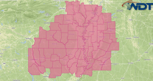 Severe Thunderstorm Watch for portions of Arkansas, Louisiana, and Mississippi