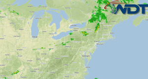 Thunderstorms Developing Across the Northeast and Ohio River Valley