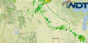 Thunderstorms Developing Over the Northern Plains