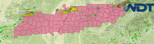 Severe Thunderstorm Watch For Portions of the Midsouth