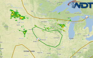 Thunderstorms Developing Across the Midwest