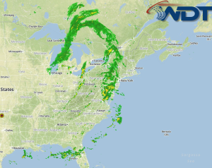 Thunderstorms Developing Across the Northeast and Appalachians