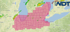 Severe Thunderstorm Watch for Portions of the Great Lakes