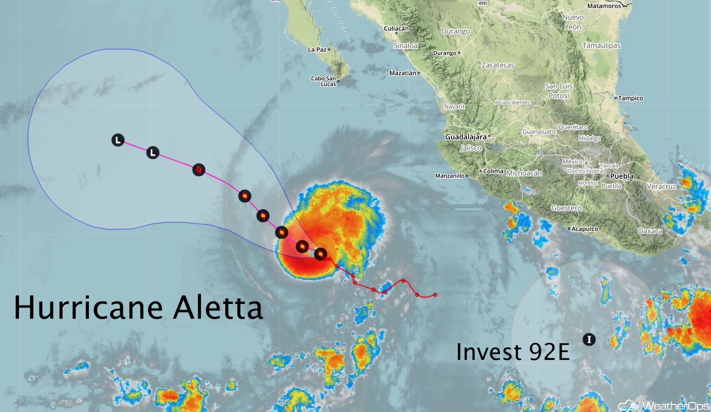 Hurricane Aletta -June 8, 2018