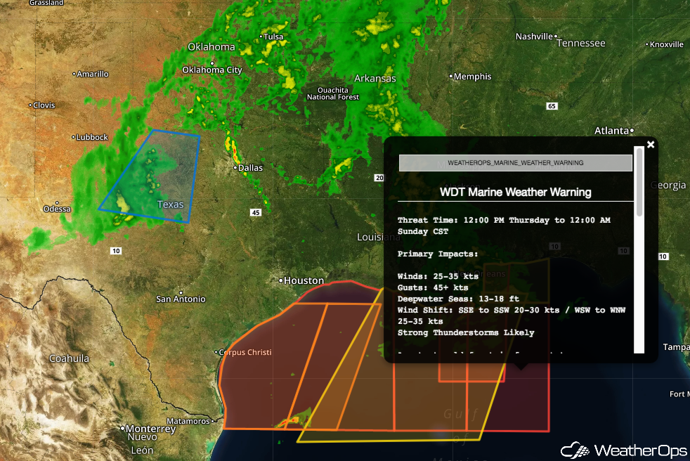 WeatherOps Marine Weather Warning