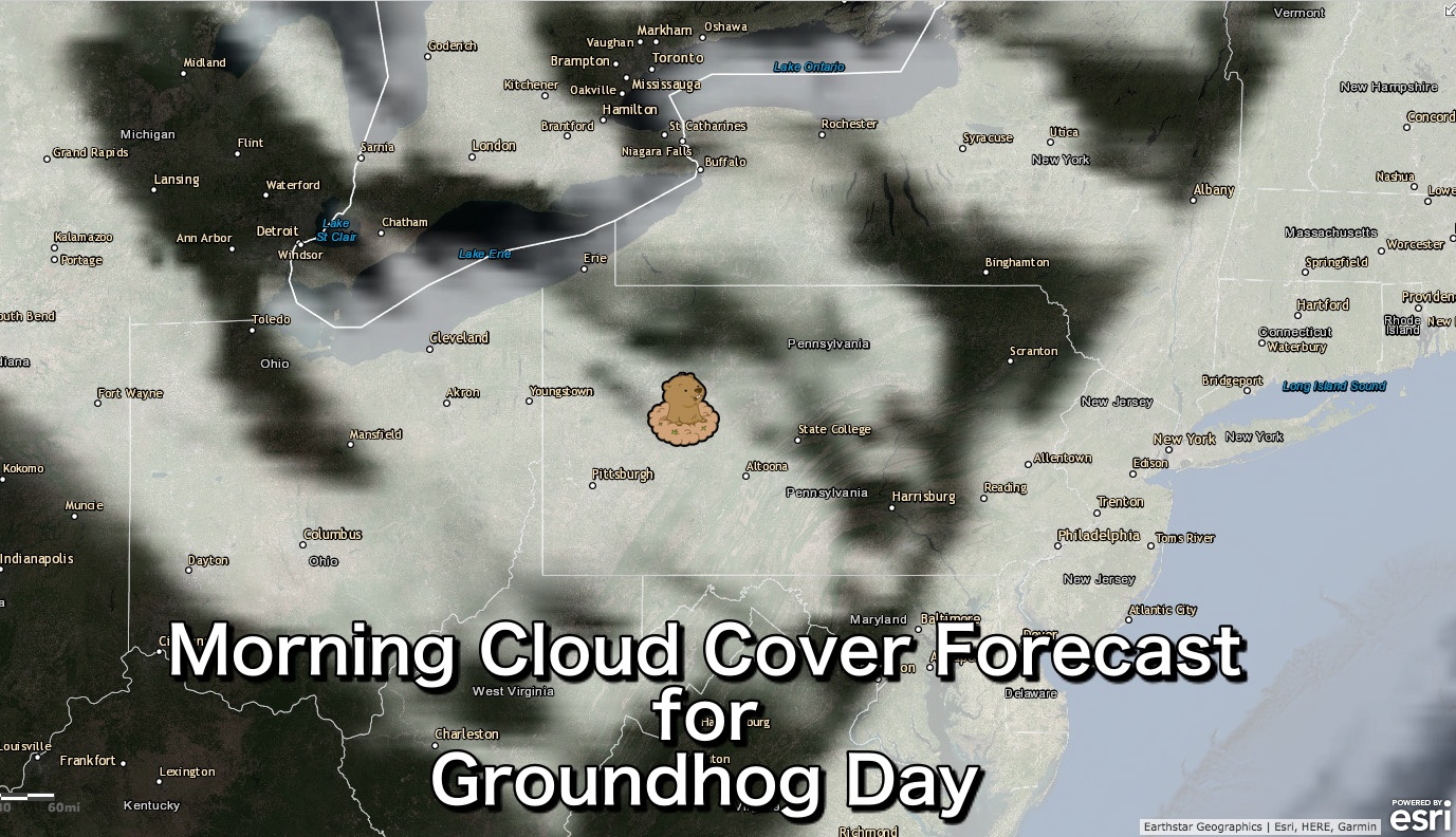 Morning Cloud Cover Forecast- February 2, 2018