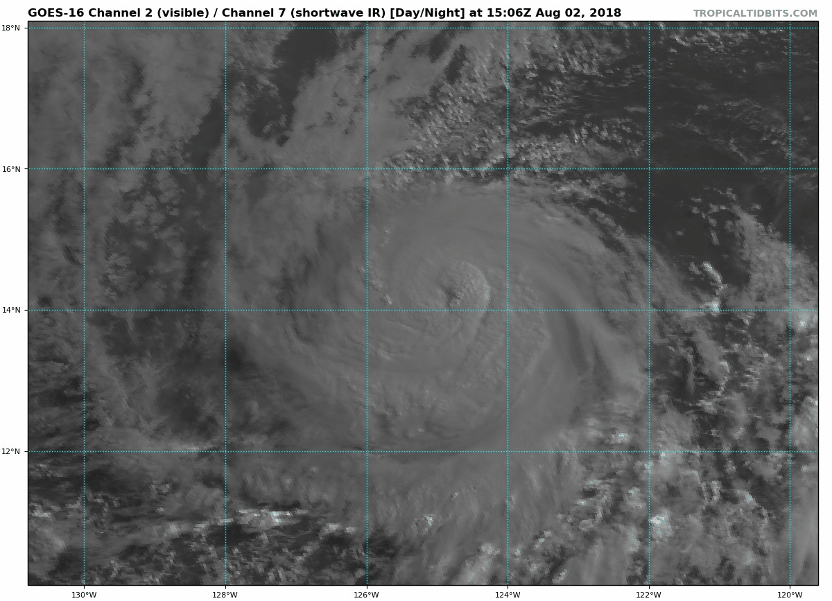 Hurricane Hector Satellite Loop