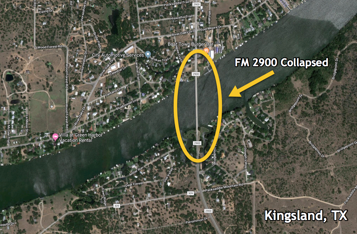 FM 2900 in Kingsland, TX