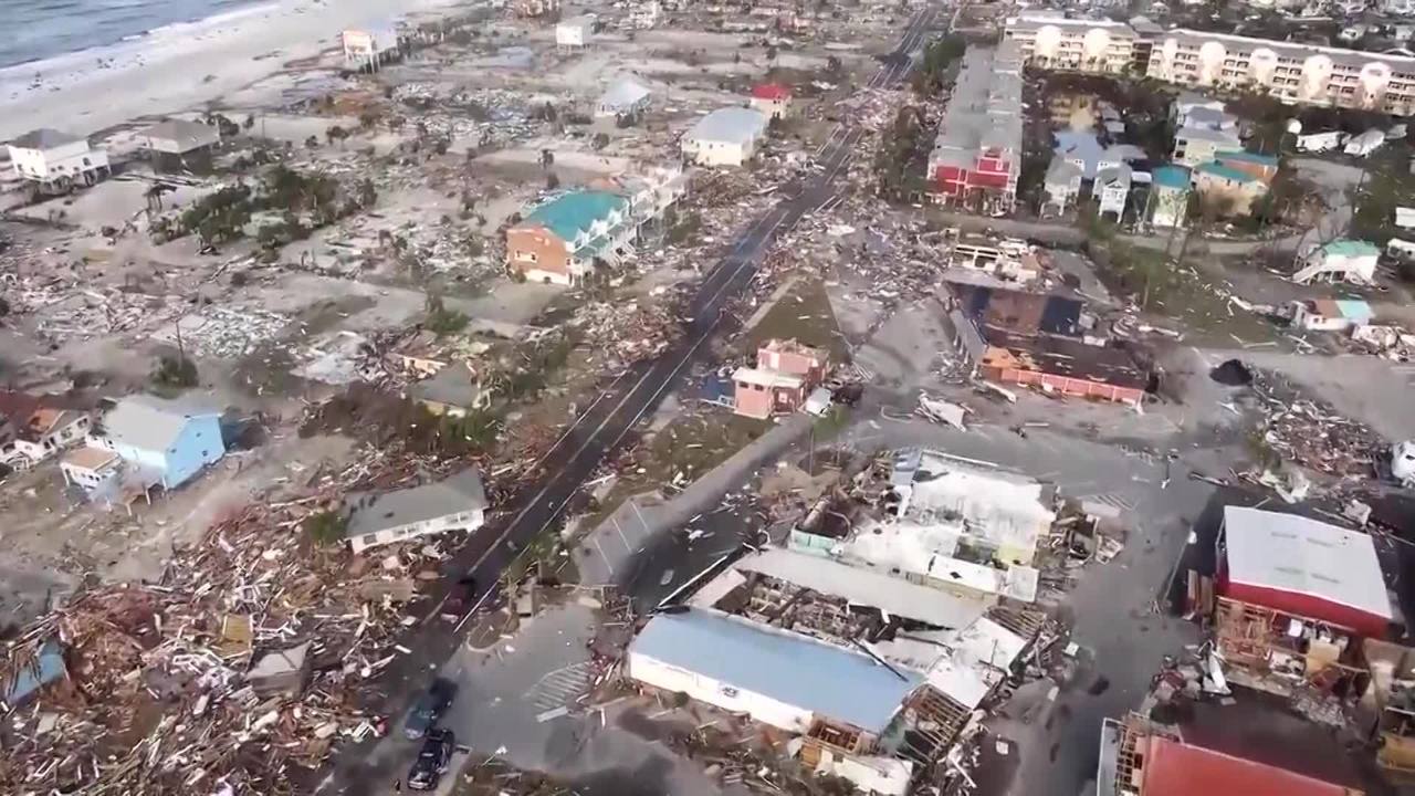 Damage from Hurricane Michael