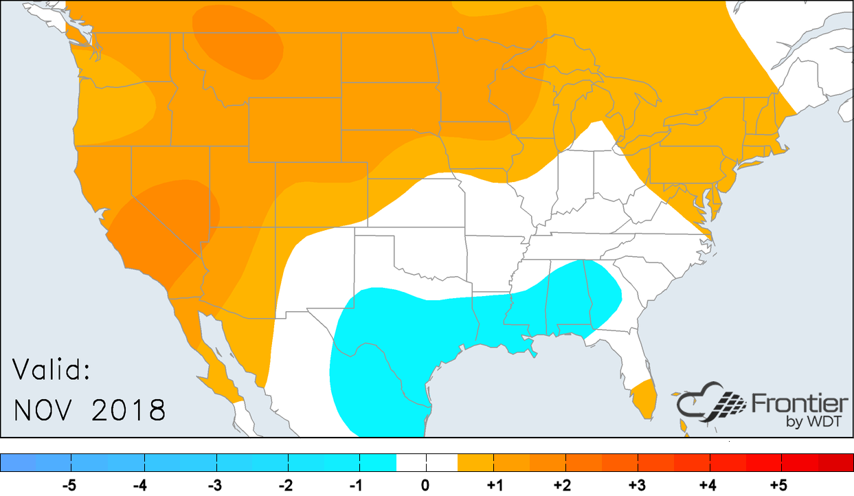 November Temperature Anomalies