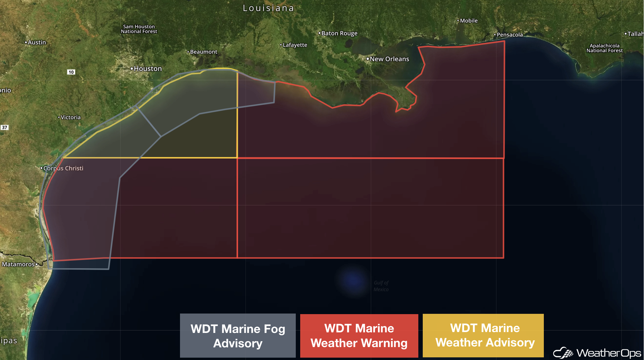 WeatherOps Gulf Hazards