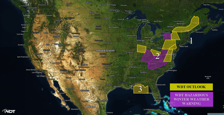 US Hazards Monday, February 15, 2016