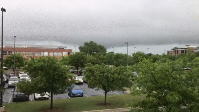 Severe Weather Moving Through Norman, OK