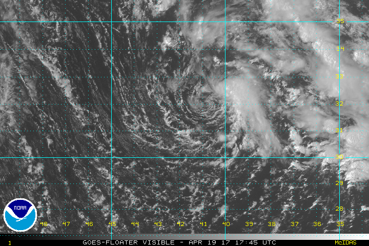 Subtropical Depression One in the Atlantic