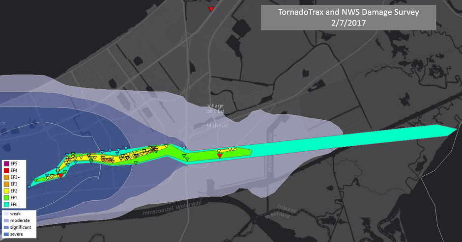 TornadoTrax GIS Map
