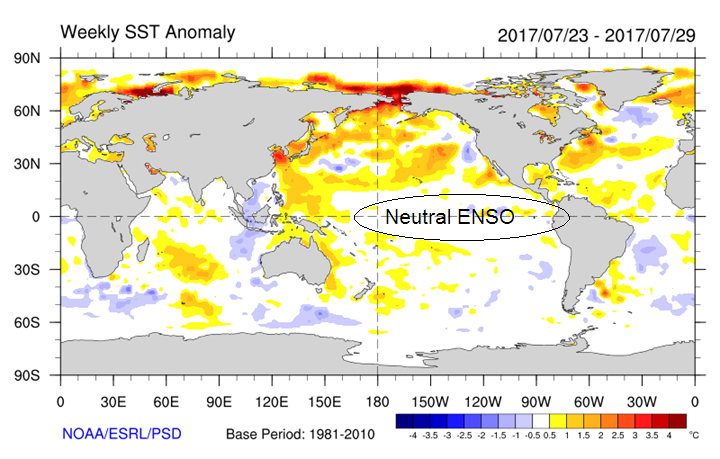 Current SST Anomaly