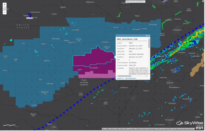 Ice Storm Forecast - January 13, 2017