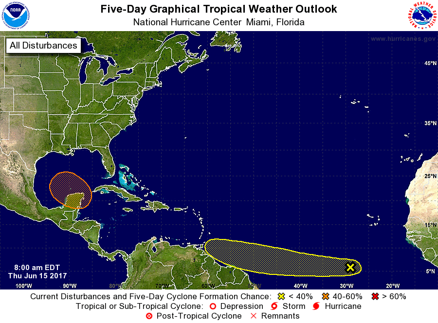 NHC 5-Day Tropical Weather Outlook