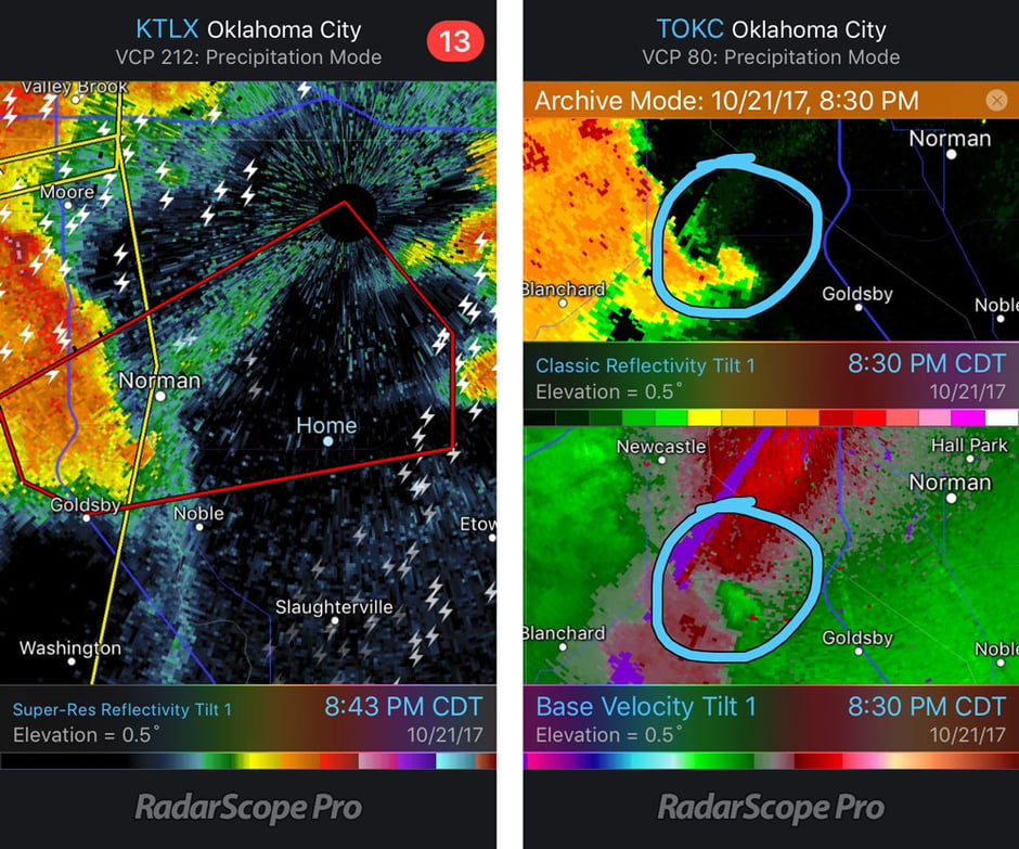 RadarScope- Norman Warning