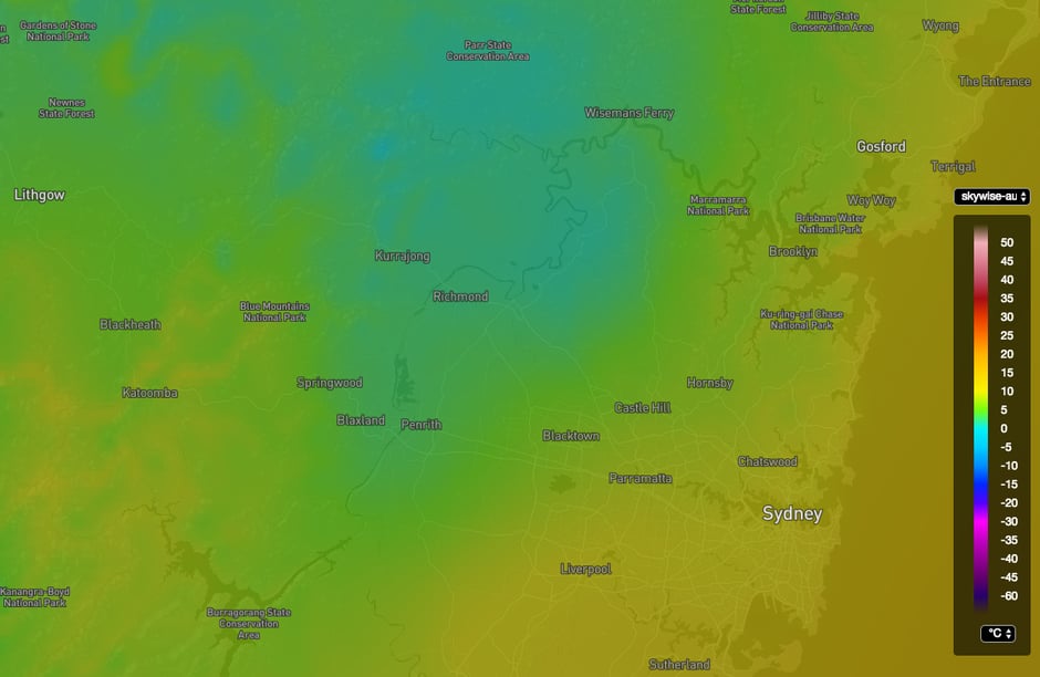 Australian High Resolution Hourly Temperature