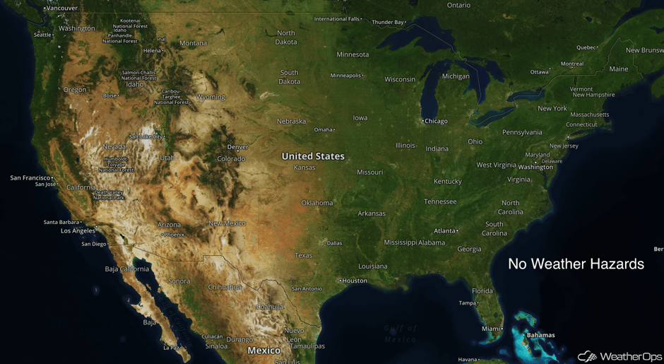 US Hazards for Friday, March 17, 2017