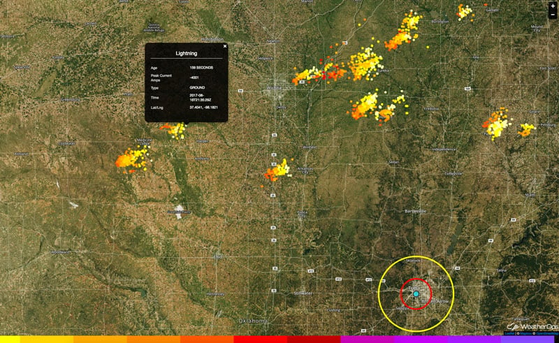 Lightning Data with WeatherOps