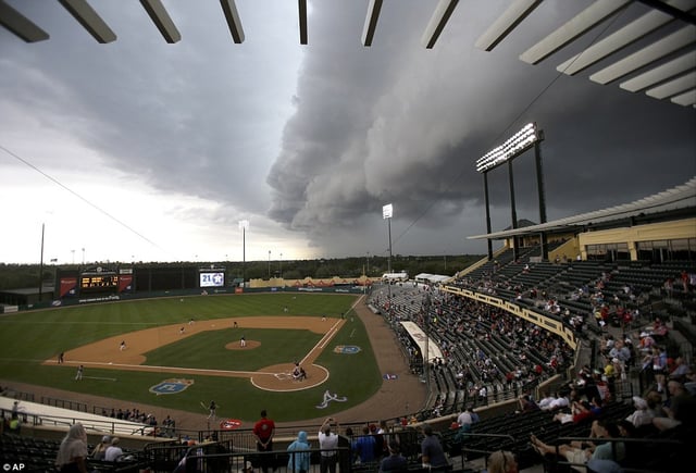 Weather Hazards at Ballpark (Credit: AP)