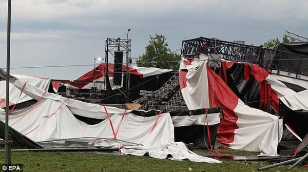 Pukkelpop Stage Collapse