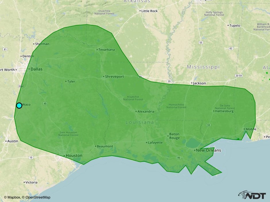 Significant Rainfall Risk Outline for Sunday, April 2, 2017