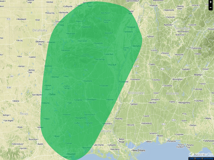Excessive Rainfall Risk Outline for Sunday, August 14, 2016