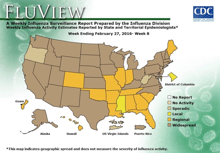 National Flu Map