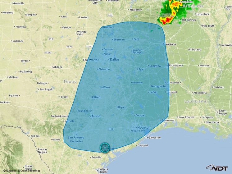 Thunderstorm Risk Outline for Friday, May 27, 2016