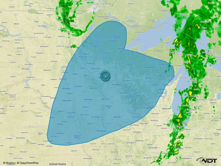 Thunderstorm Risk Outline for Friday, June 3, 2016