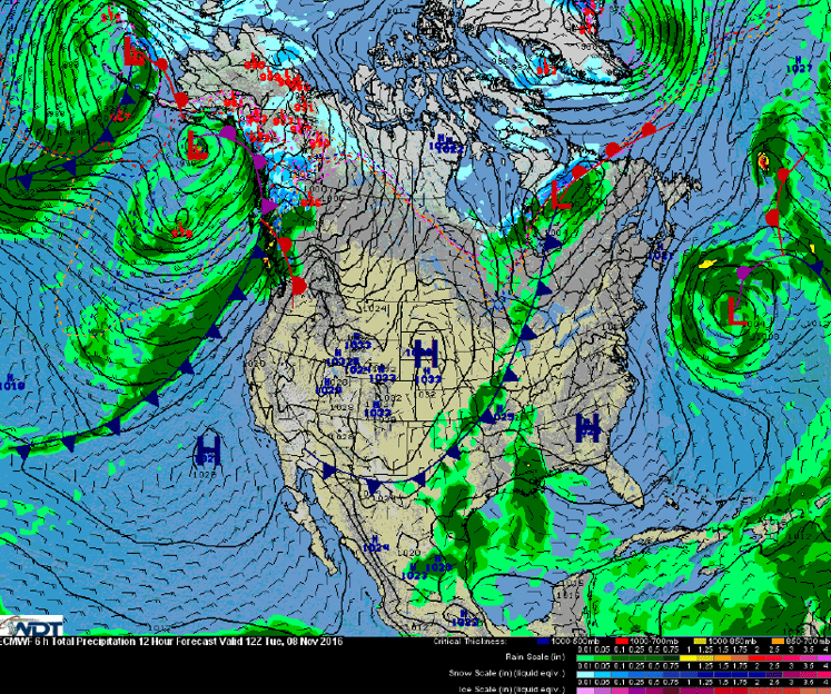 Frontal analysis Tuesday, November 8, 2016