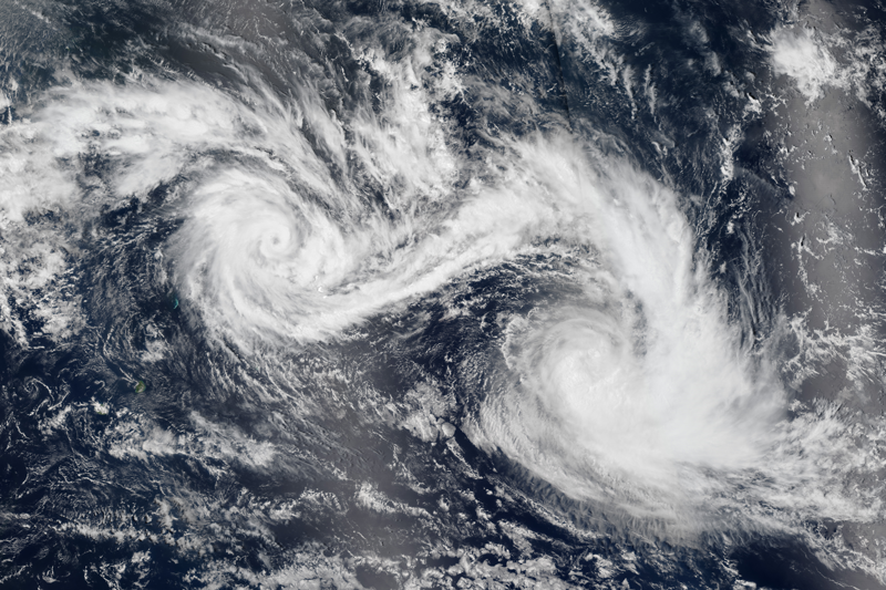 Fujiwhara Effect- an odd weather term