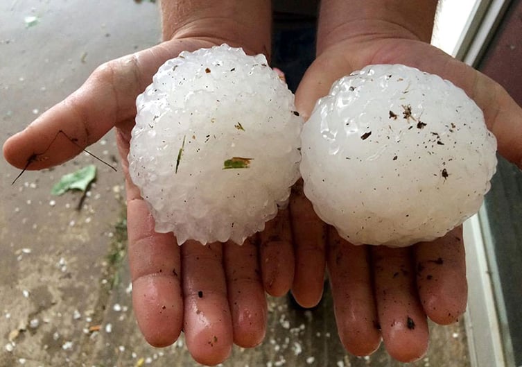 Hail in Hands