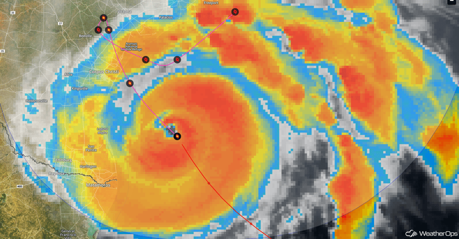 WeatherOps Hurricane Harvey Forecast