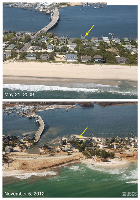 Coastal Erosion Caused by High Waves