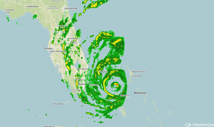 Matthew Radar Image 2:24pm EDT 10/6/16