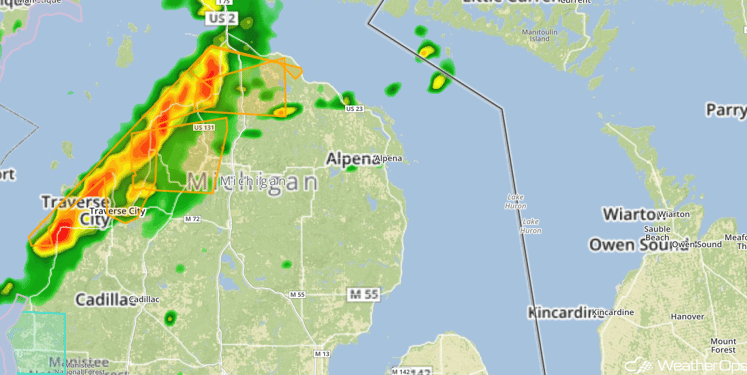 Michigan Radar 2:17pm CDT