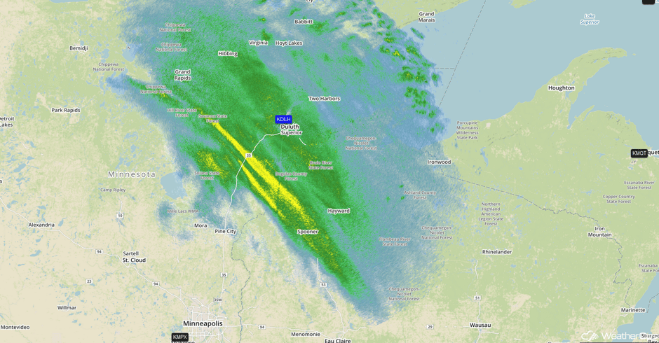 Radar 12:01pm CST 1/30/17