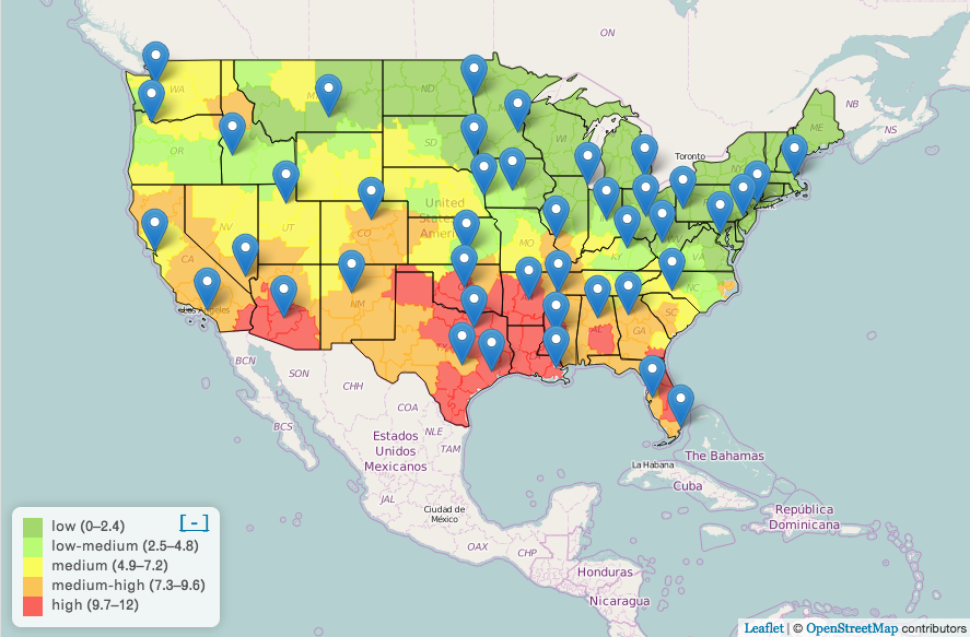 National Pollen Map