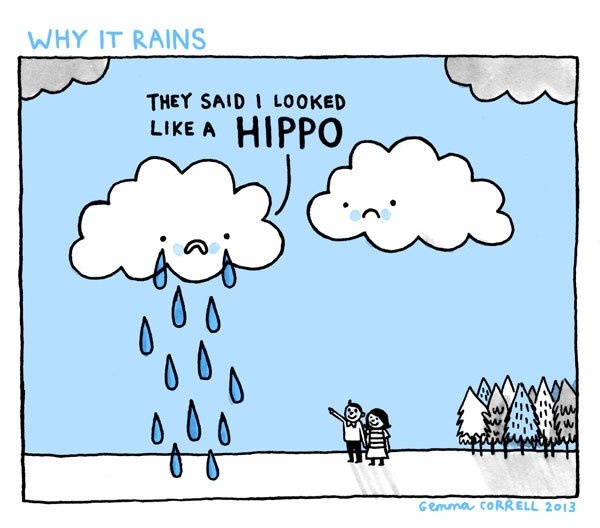 Gemma Correll Rain Cartoon