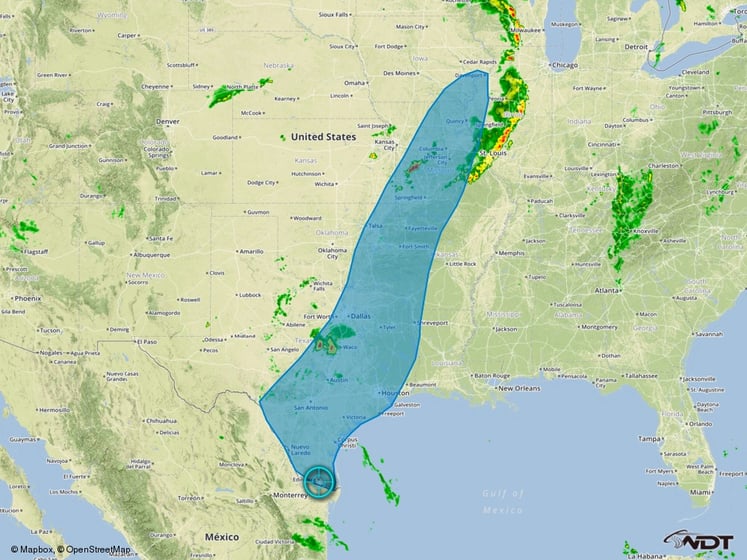 Thunderstorm Risk Outline for Saturday, May 28, 2016