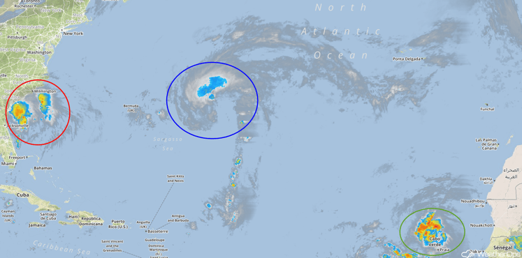 Tropical Infrared Satellite Thursday, September 14, 2016